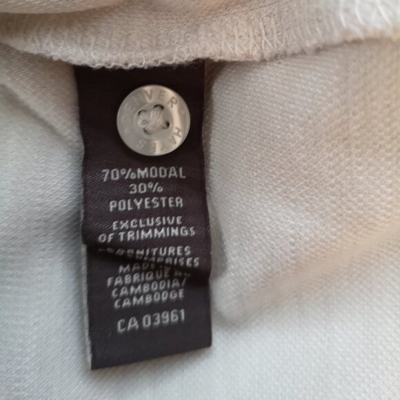 Denver Hayes Men's Size Large Beige Classic Fit Wrinkle Free Polo Shirt - Picture 3 of 5